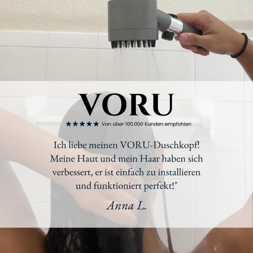 Voru Gefilterter Duschkopf – Komplettset